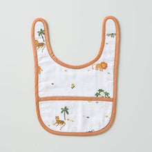 Load image into Gallery viewer, Classic Muslin Bib - Wild Safari
