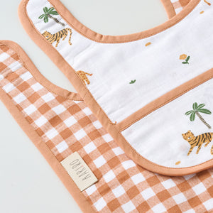 Classic Muslin Bib - Wild Safari