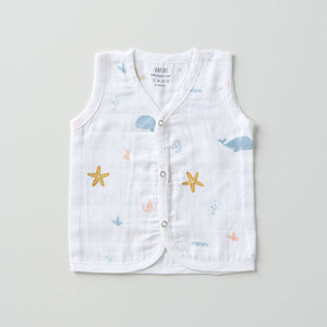 Muslin Jabla set - Under the Sea (2 Pcs)