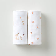 Muslin Swaddle - Honey Bunny