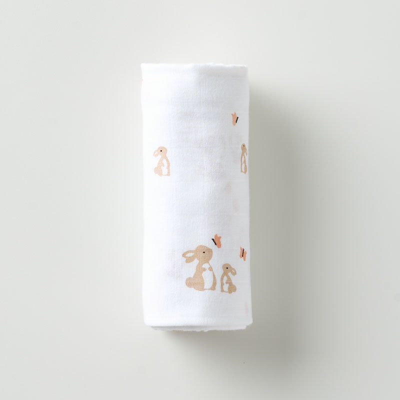 Muslin Swaddle - Honey Bunny