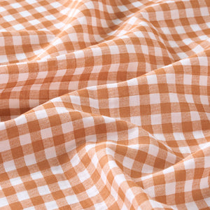 Swaddle - Gingham Checks Brown