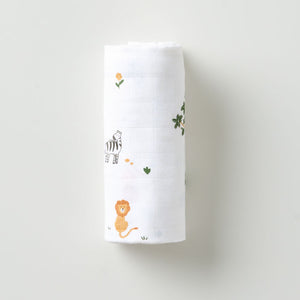 Muslin Swaddle - Wild Safari