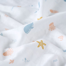 Load image into Gallery viewer, Muslin Swaddle - Under the Sea (Set of 3)
