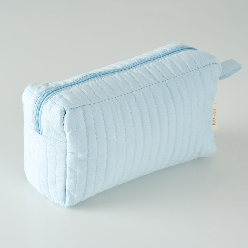 Quilted Pouch - Baby Blue