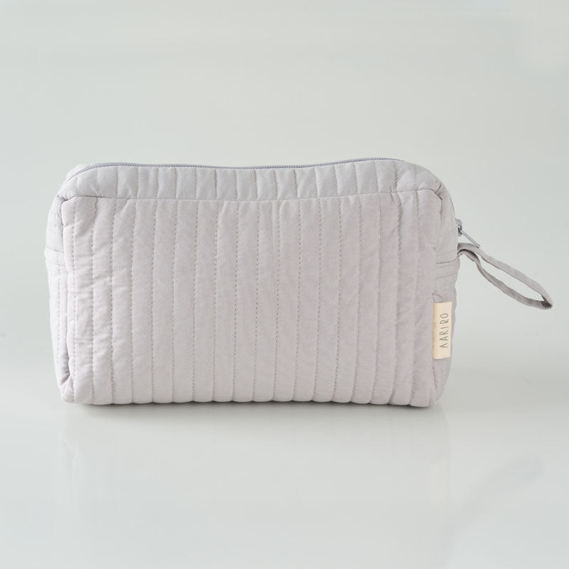 Quilted Pouch - Grey