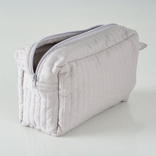 Load image into Gallery viewer, Quilted Pouch - Grey
