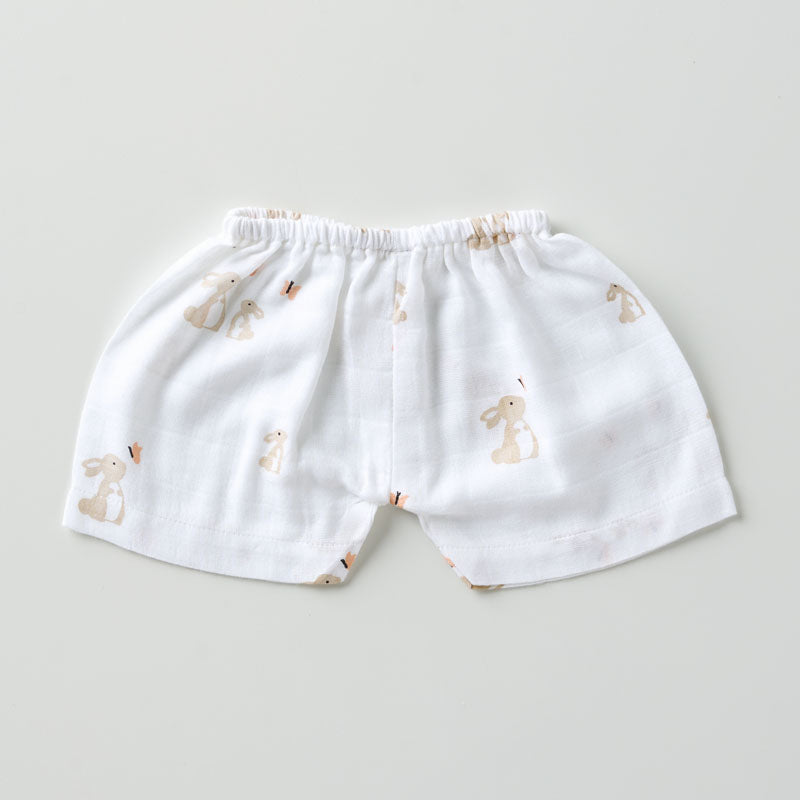 Muslin Shorts - Honey Bunny (3pcs)