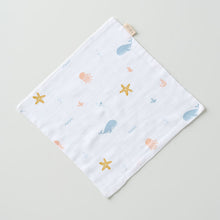 Load image into Gallery viewer, Muslin Washcloth - Under the Sea
