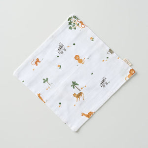 Muslin Washcloth - Wild Safari