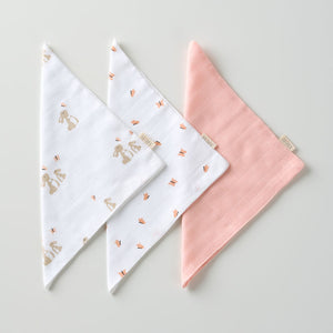 Muslin Washcloth - Honey Bunny (3pcs)