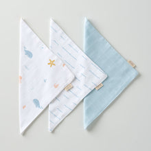 Load image into Gallery viewer, Muslin Washcloth - Under the Sea (3pcs)
