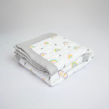 Load image into Gallery viewer, Baby Quilt - Follow the Rainbow

