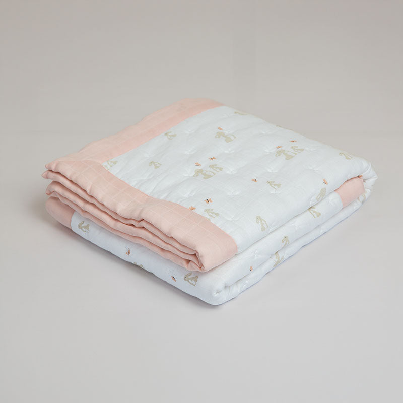 Baby Quilt - Honey Bunny