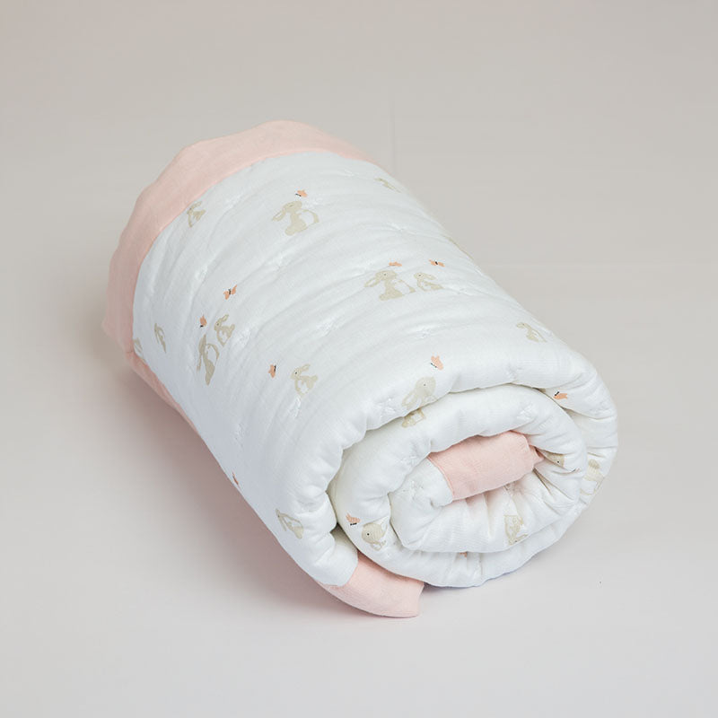 Baby Quilt - Honey Bunny