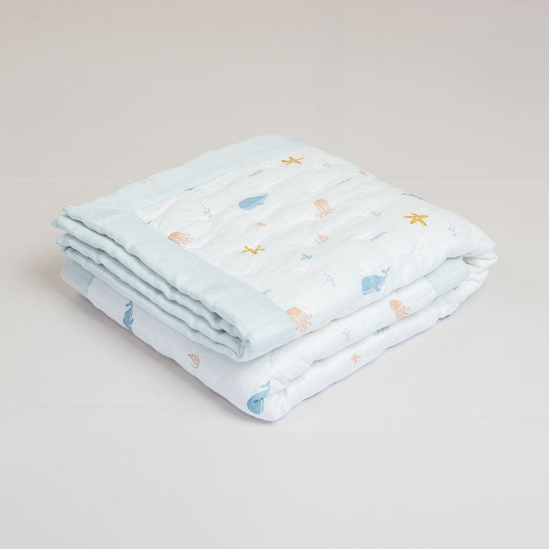 Baby Quilt - Under the sea