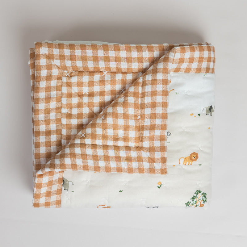 Baby Quilt - Wild Safari