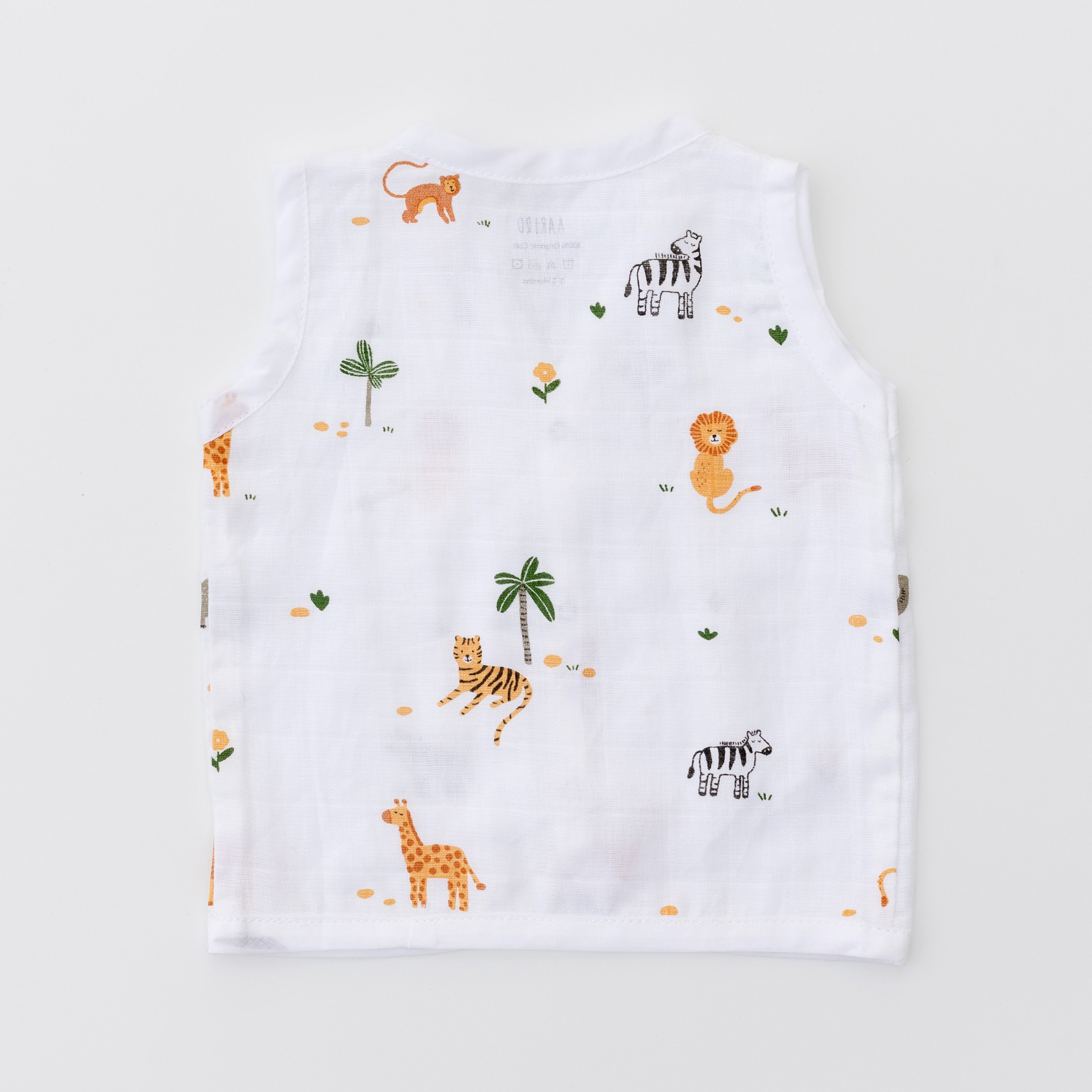 Muslin Jabla set - Wild Safari (2 Pcs)