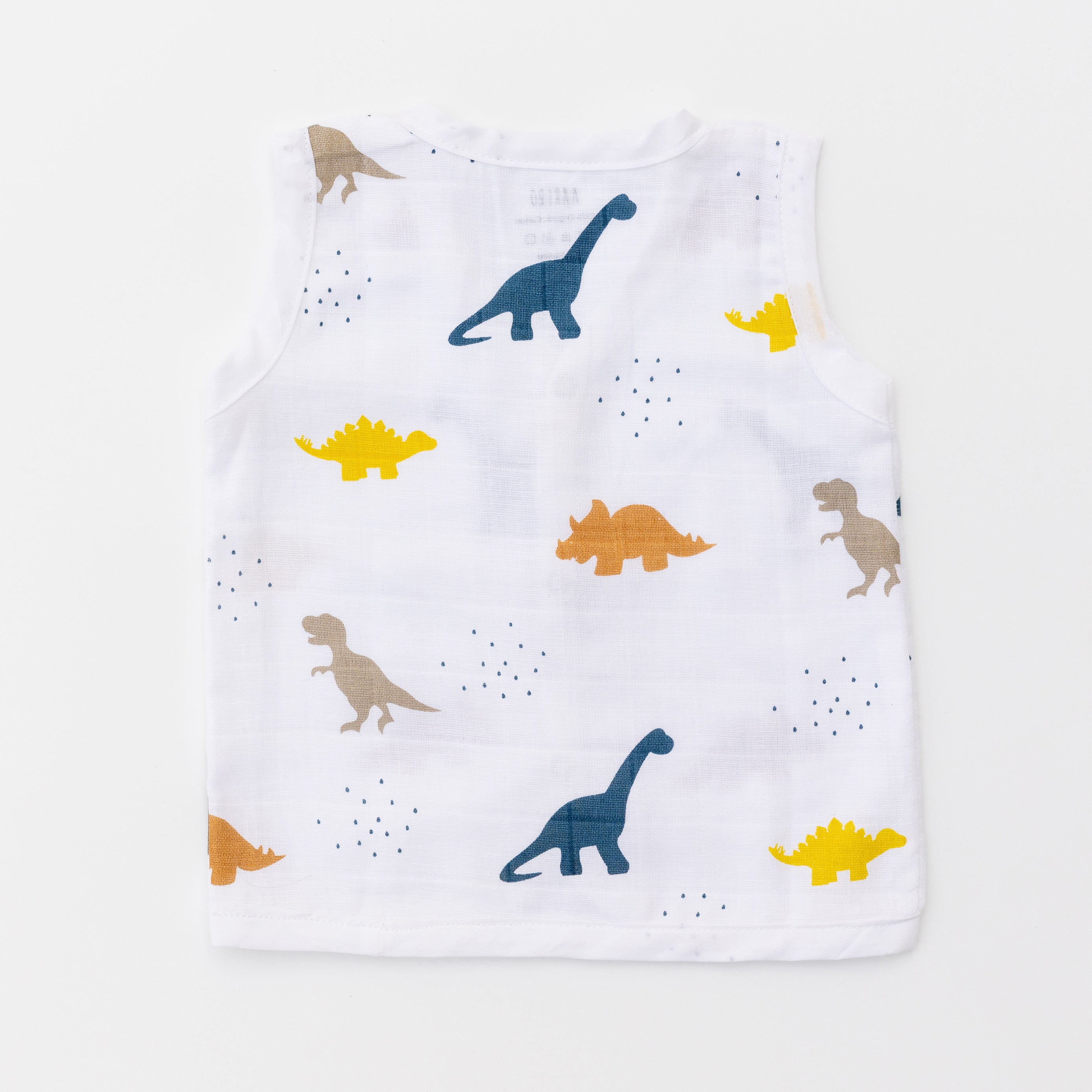 Muslin Jabla set -Little Dino (2 Pcs)