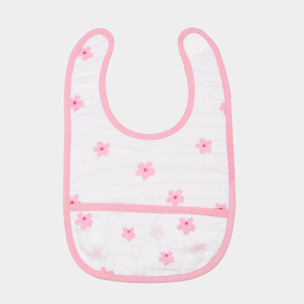 Aariro's Classic Muslin Bib - Floral Print