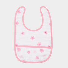 Load image into Gallery viewer, Aariro's Classic Muslin Bib - Floral Print

