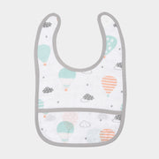Aariro's  Classic Muslin Bib - Fly high Print