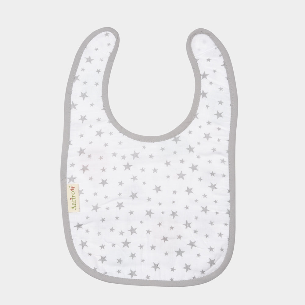 Aariro's Classic Muslin Bib - Fly high Print