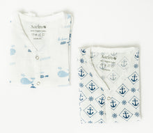 Load image into Gallery viewer, Muslin Jabla set - Nautical (2 Pcs)
