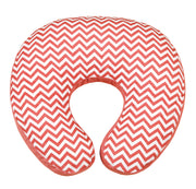 Nursing Pillow - Mauve Chevron -Solid back -( Feeding pillow )